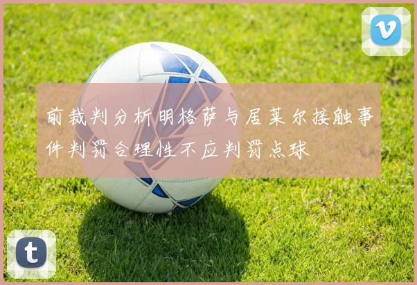 前裁判分析明格萨与居莱尔接触事件判罚合理性不应判罚点球